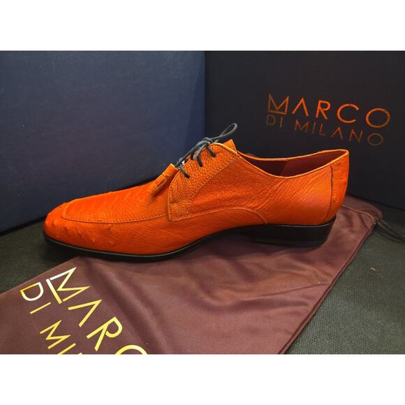 Marco Di Milano Andretti Ostrich Leg Shoes Orange us 8.5 main image 7